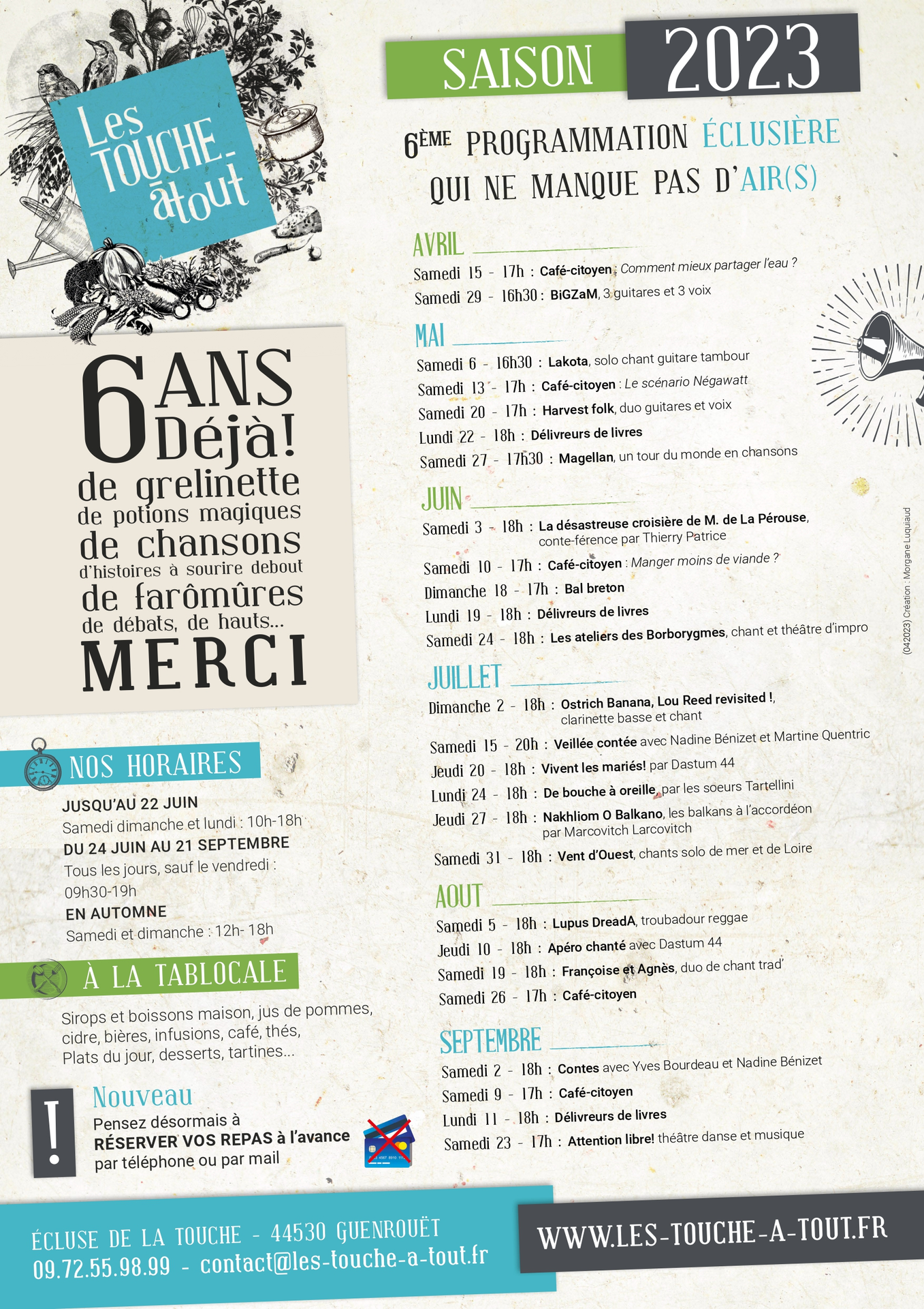 Affiche d’événements culturels