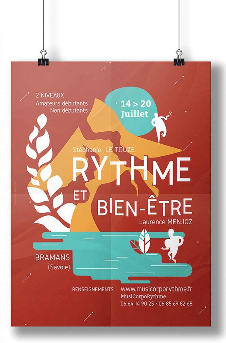 Affiche pour un stage de musique