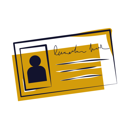 Pictogramme de carte de visite