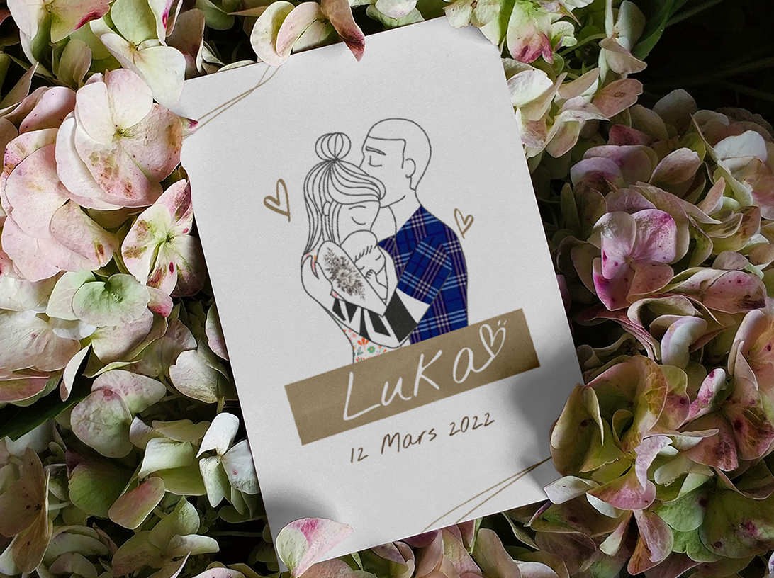 Faire-part de naissance | Luka
