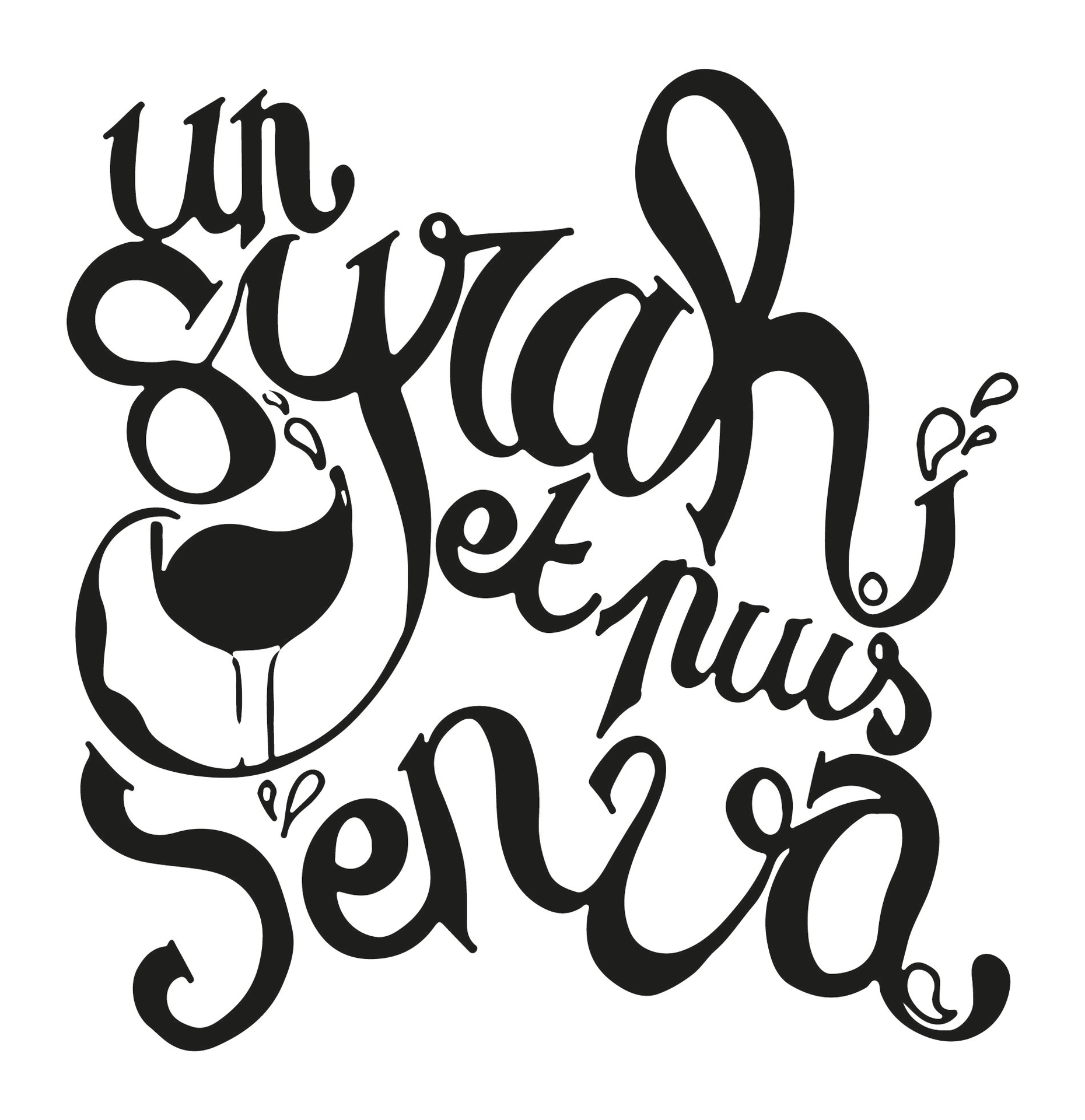 Illustration typographique sur le Syrah
